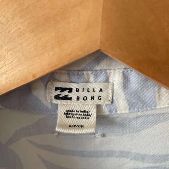 Billabong Heads Up Romper Blue  White Size Small - Picture 7 of 8